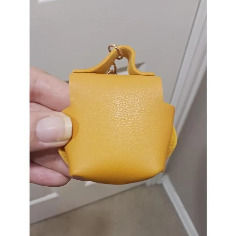Earbud Case Keychain In Yellow - Picture 6 of 9